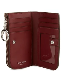 kate spade new york Halo Small Glazed Leather Slim Bifold Wallet