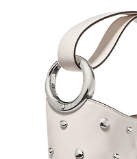 kate spade new york Halo Studded Fine Grain Leather Mini Bucket Bag
