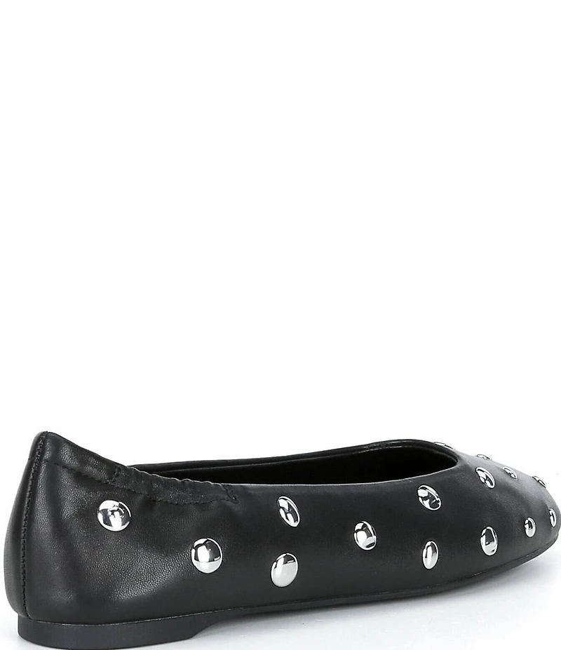 kate spade new york Halo Studded Leather Ballet Flats