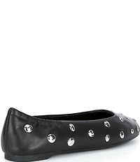 kate spade new york Halo Studded Leather Ballet Flats
