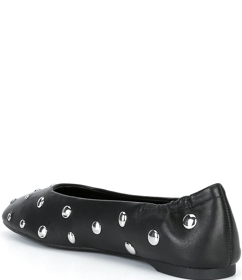 kate spade new york Halo Studded Leather Ballet Flats