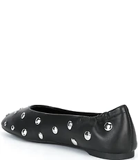 kate spade new york Halo Studded Leather Ballet Flats