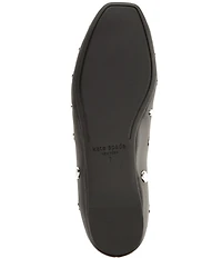 kate spade new york Halo Studded Leather Ballet Flats
