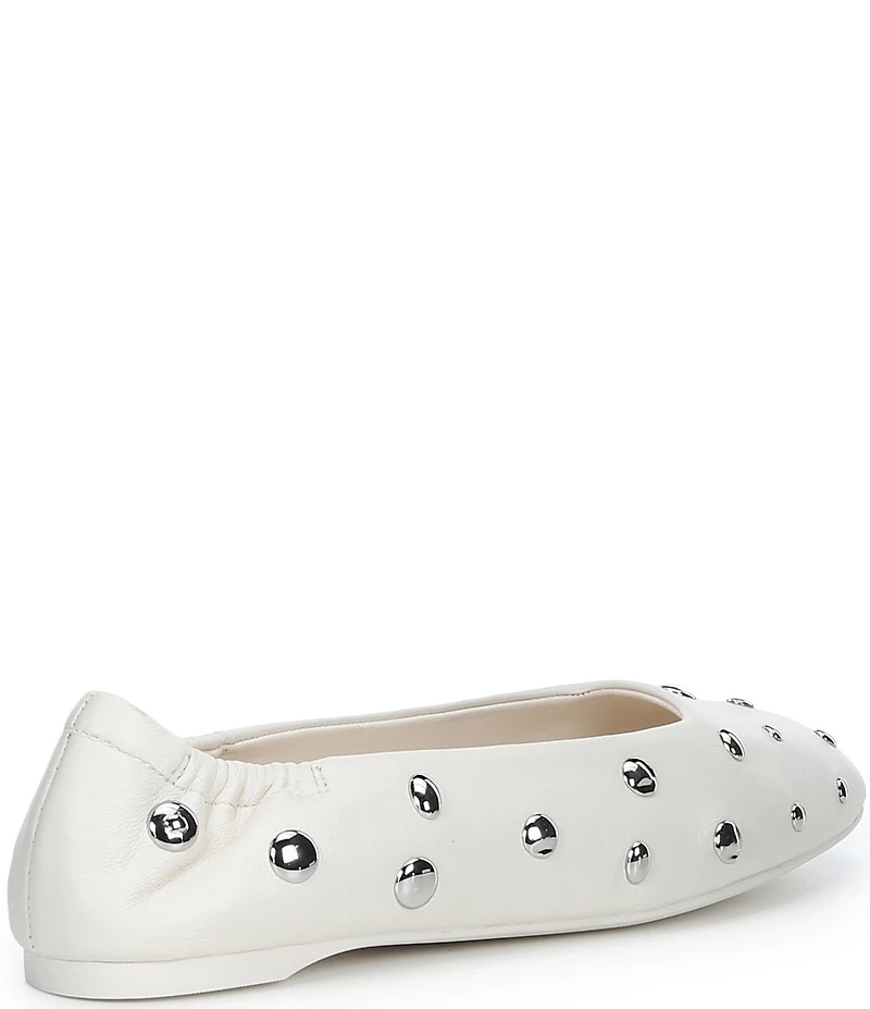 kate spade new york Halo Studded Leather Ballet Flats