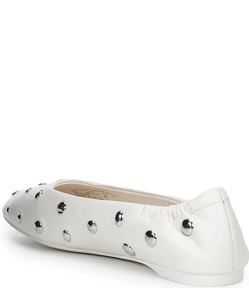 kate spade new york Halo Studded Leather Ballet Flats