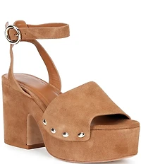 kate spade new york Halo Suede Platform Sandals