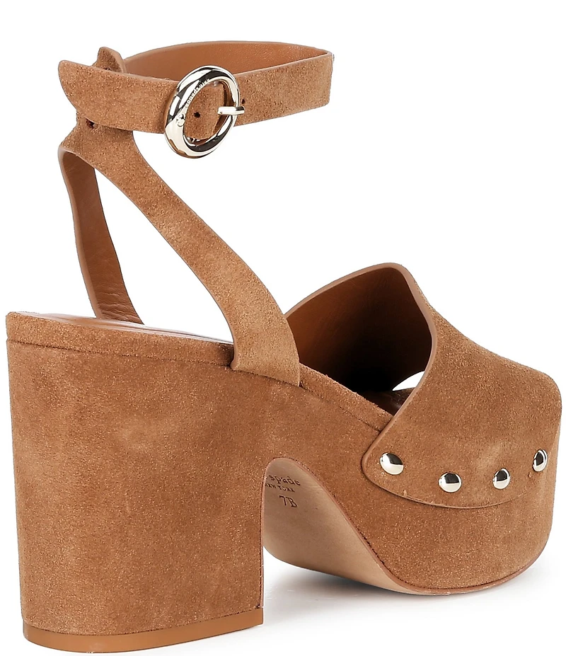 kate spade new york Halo Suede Platform Sandals