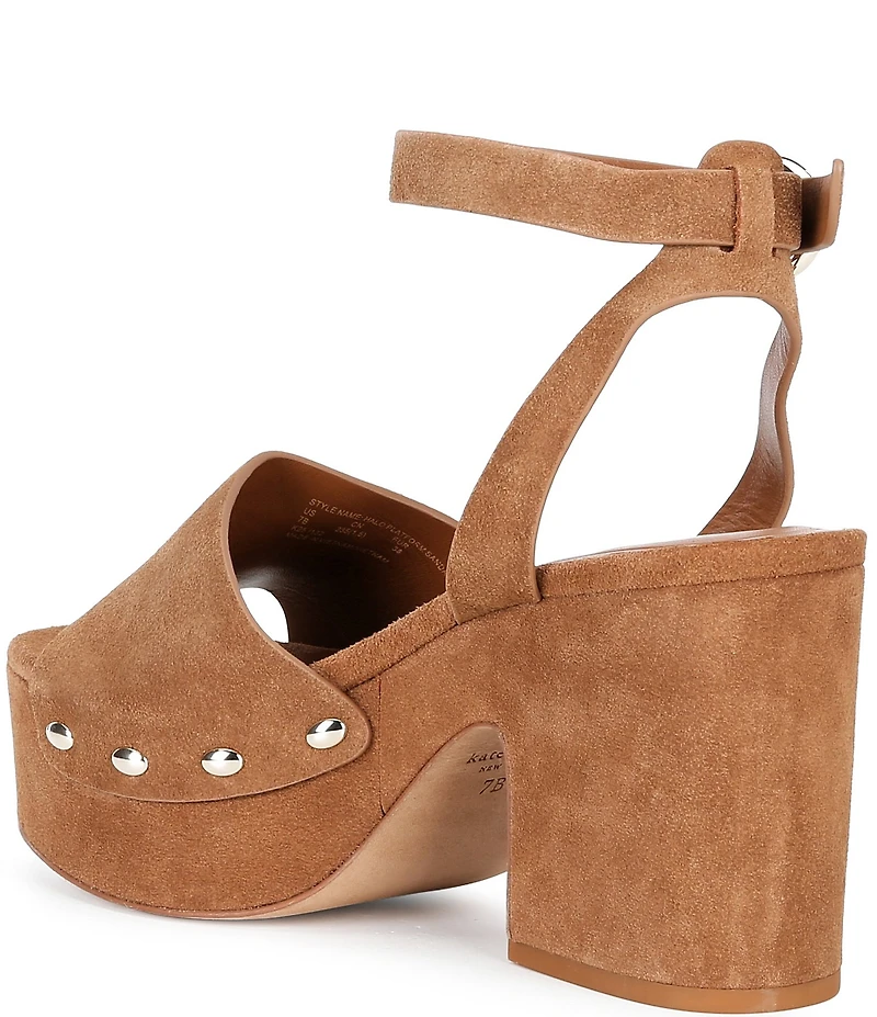 kate spade new york Halo Suede Platform Sandals