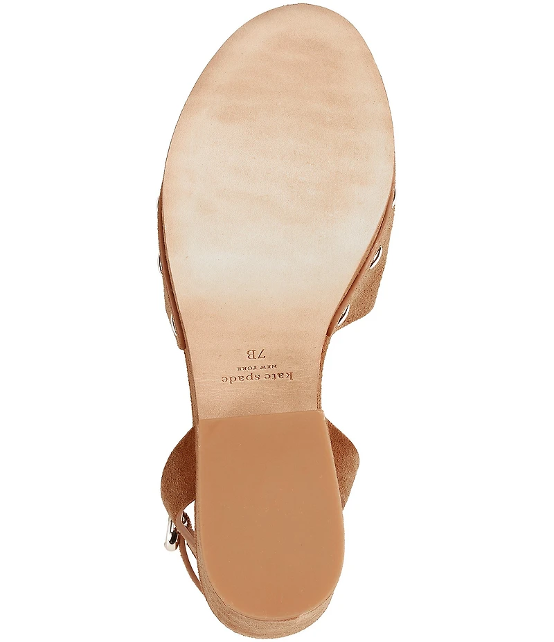 kate spade new york Halo Suede Platform Sandals