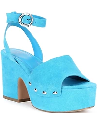 kate spade new york Halo Suede Platform Sandals