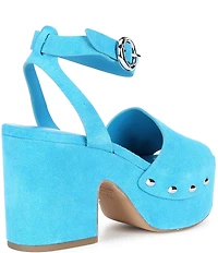 kate spade new york Halo Suede Platform Sandals