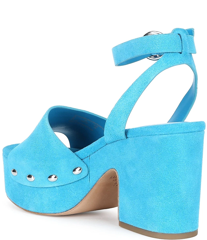 kate spade new york Halo Suede Platform Sandals