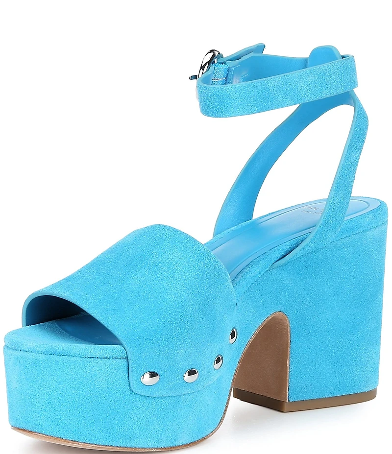 kate spade new york Halo Suede Platform Sandals