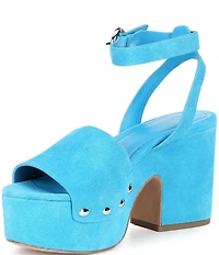 kate spade new york Halo Suede Platform Sandals
