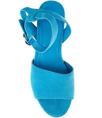 kate spade new york Halo Suede Platform Sandals