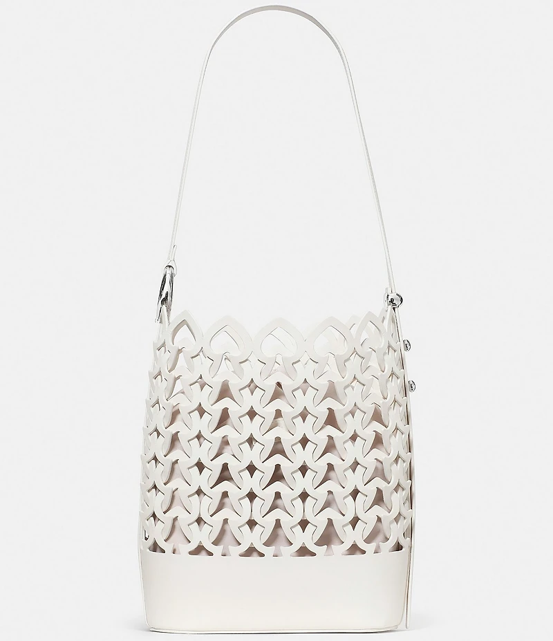 kate spade new york Halo Woven Leather Bucket Bag
