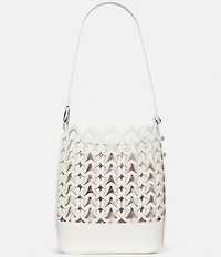 kate spade new york Halo Woven Leather Bucket Bag