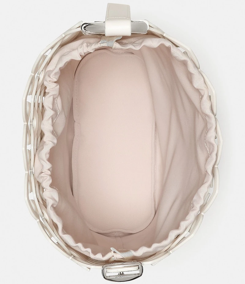 kate spade new york Halo Woven Leather Bucket Bag