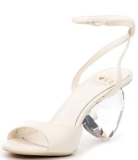 kate spade new york Heart Leather Novelty Heel Dress Sandals