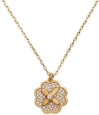 kate spade new york Heritage Bloom Mini Short Pendant Necklace