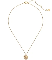 kate spade new york Heritage Bloom Mini Short Pendant Necklace