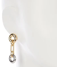 kate spade new york Interlock Chain Linear Earrings