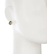 kate spade new york Interlock Stud Earrings