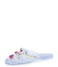 kate spade new york Jellyfish Floral Charm Ornamented Flat Mules
