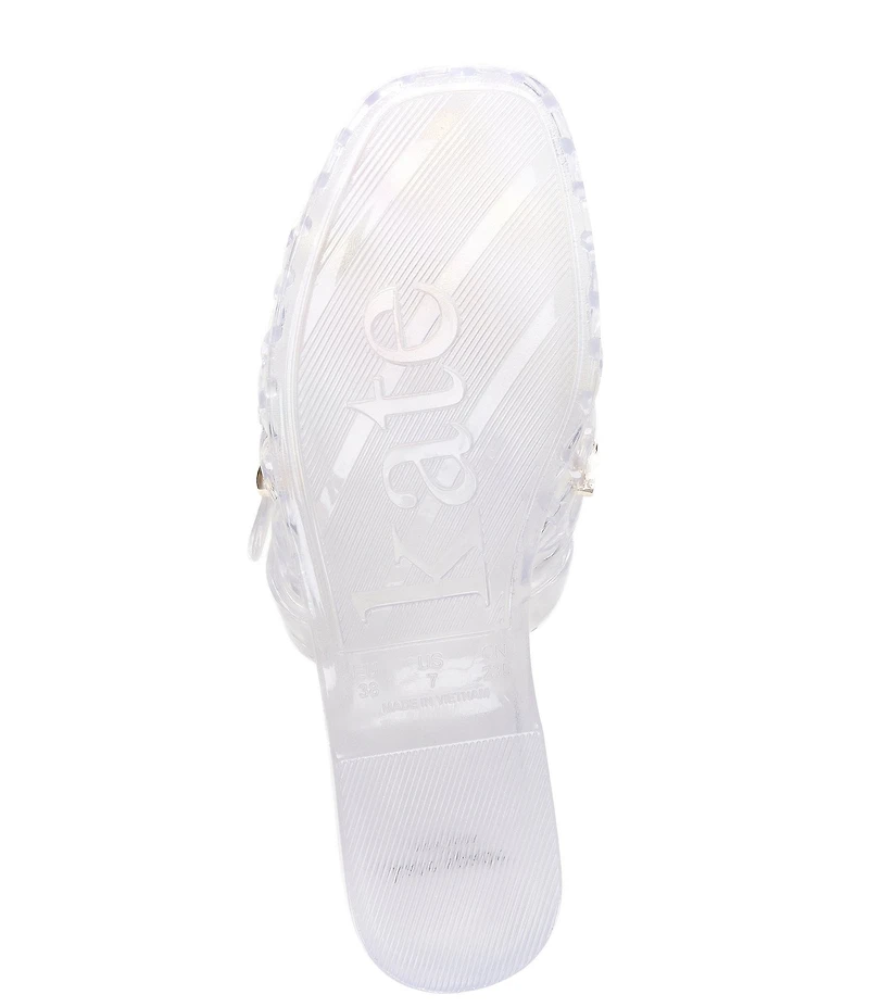 kate spade new york Jellyfish Floral Charm Ornamented Flat Mules