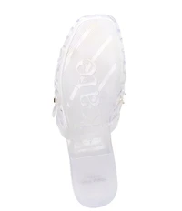 kate spade new york Jellyfish Floral Charm Ornamented Flat Mules
