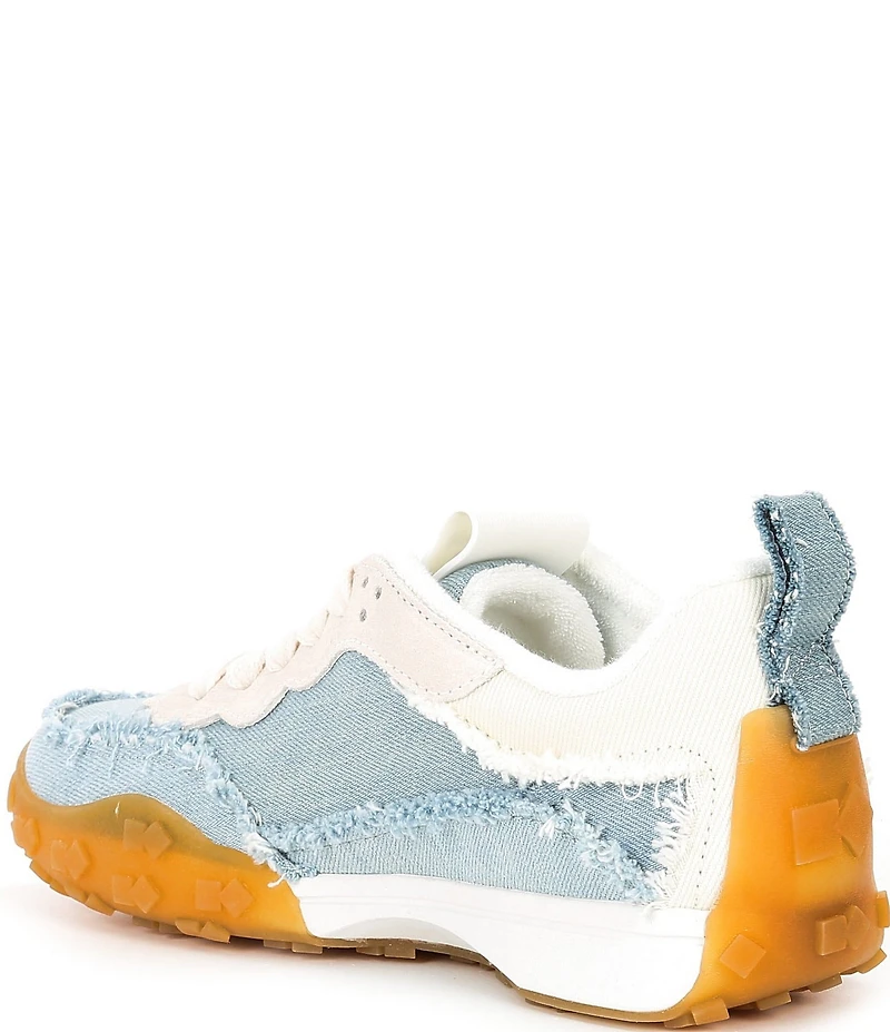 kate spade new york K As In Kate Denim Fray Logo Detail Sneakers