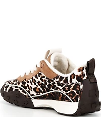 kate spade new york K As In Kate Downtown Leopard Haircalf Lace Up Runner Sneakers