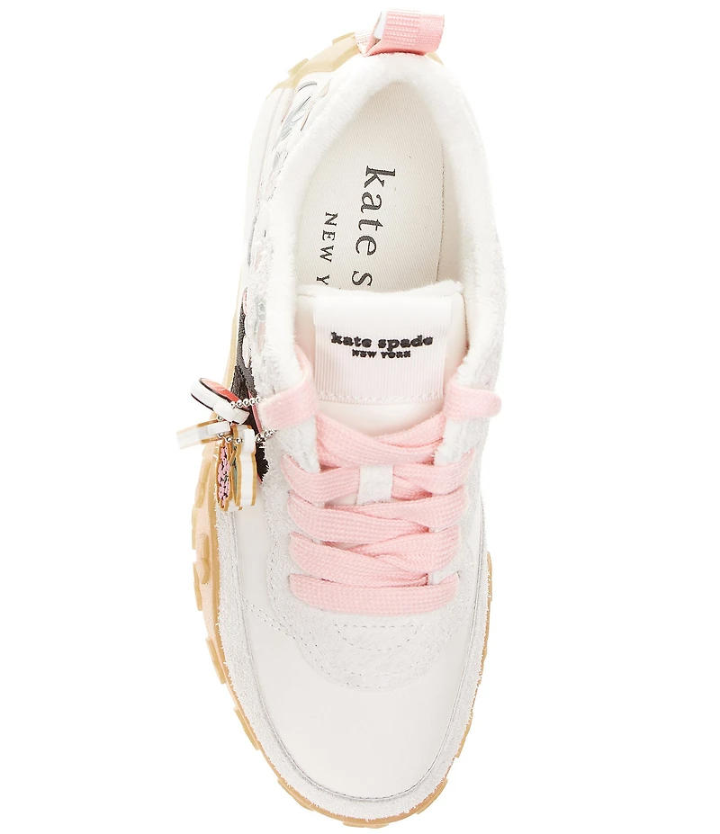 kate spade new york K As In Kate Floral Detail Runner Sneakers