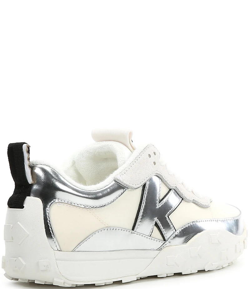 kate spade new york K As In Kate Metallic Lace Up Sneakers