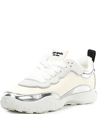 kate spade new york K As In Kate Metallic Lace Up Sneakers