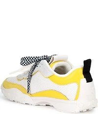 kate spade new york K As In Kate NYC Taxi Leather Charm Detail Runner Sneakers