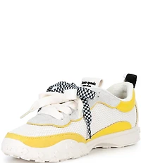kate spade new york K As In Kate NYC Taxi Leather Charm Detail Runner Sneakers