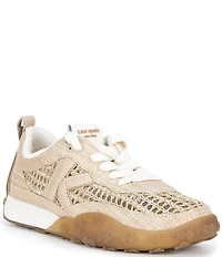 kate spade new york K As In Kate Raffia Woven Runner Sneakers
