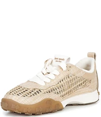 kate spade new york K As In Kate Raffia Woven Runner Sneakers
