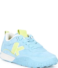 kate spade new york K As In Kate Suede Lace Up Runner Sneakers
