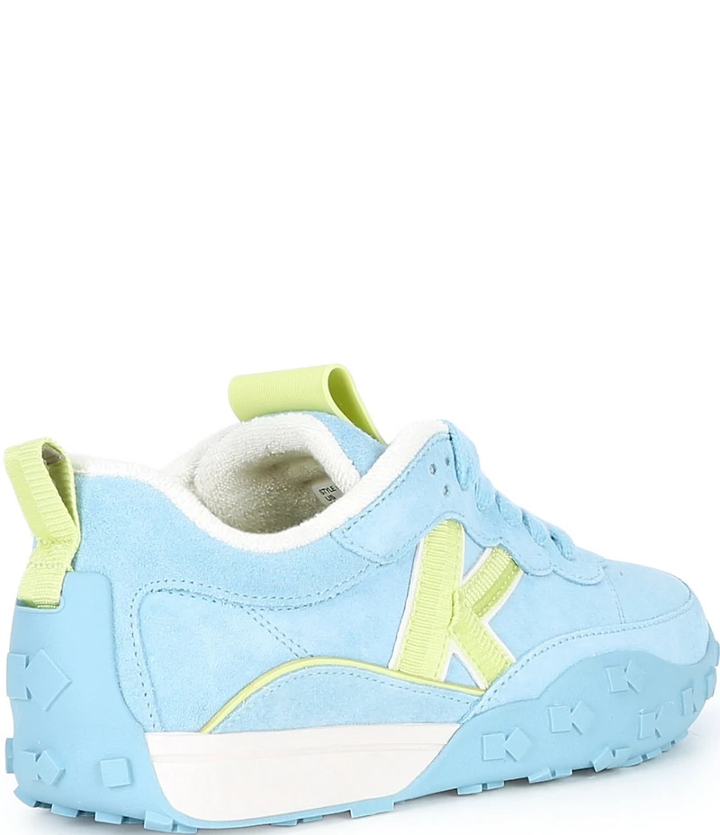 kate spade new york K As In Kate Suede Lace Up Runner Sneakers