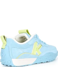 kate spade new york K As In Kate Suede Lace Up Runner Sneakers