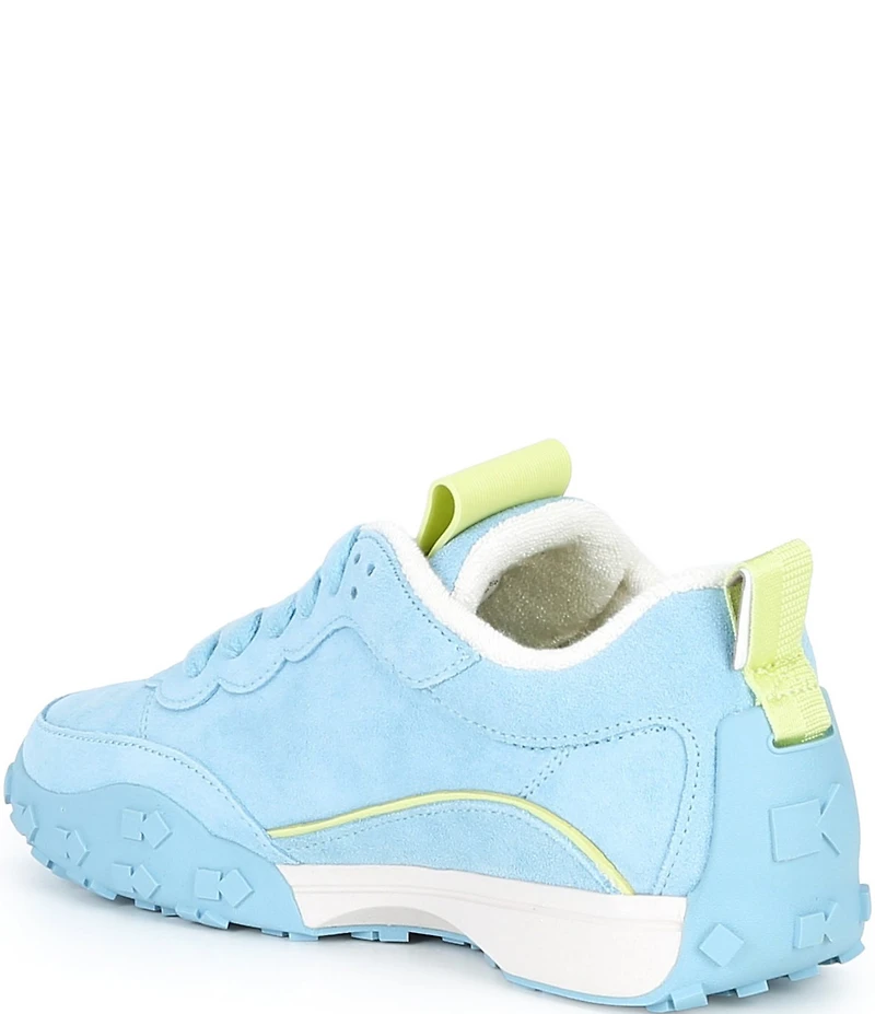 kate spade new york K As In Kate Suede Lace Up Runner Sneakers