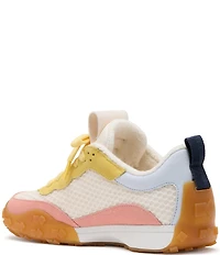 kate spade new york K As In Kate Suede and Mesh Signature Logo Sneakers