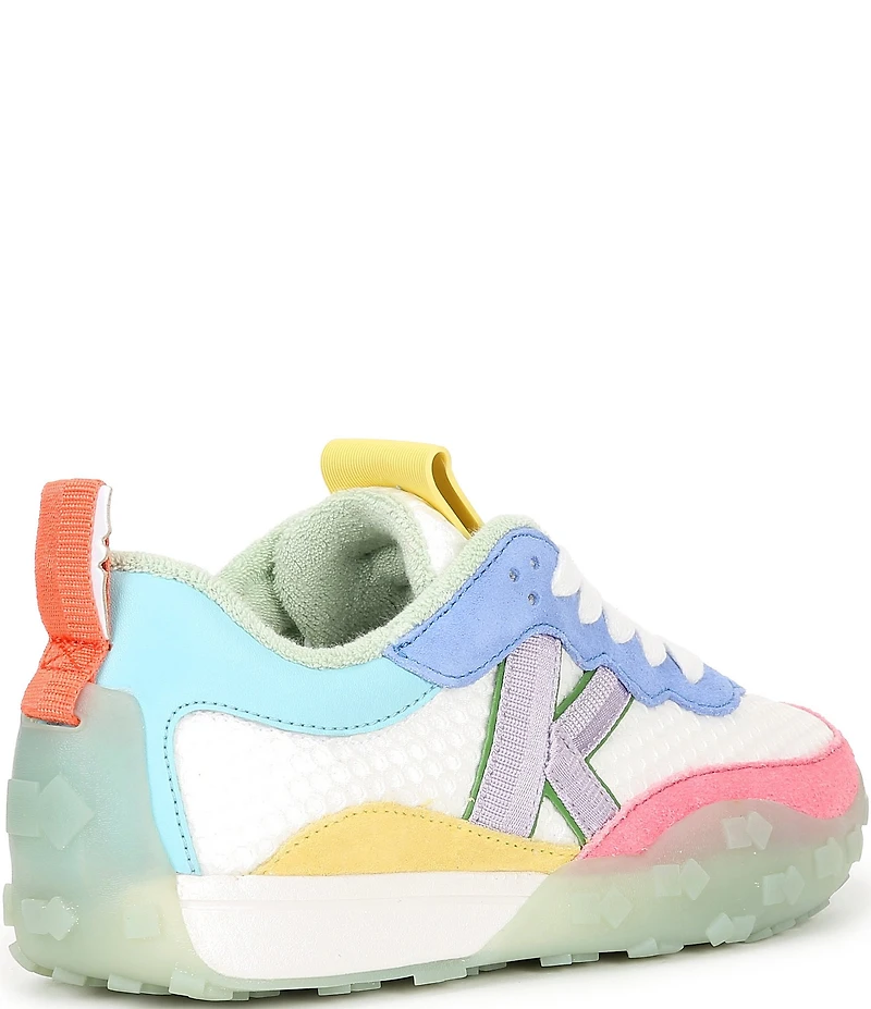 kate spade new york K As In Kate Suede and Mesh Signature Logo Sneakers