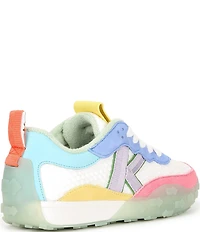 kate spade new york K As In Kate Suede and Mesh Signature Logo Sneakers