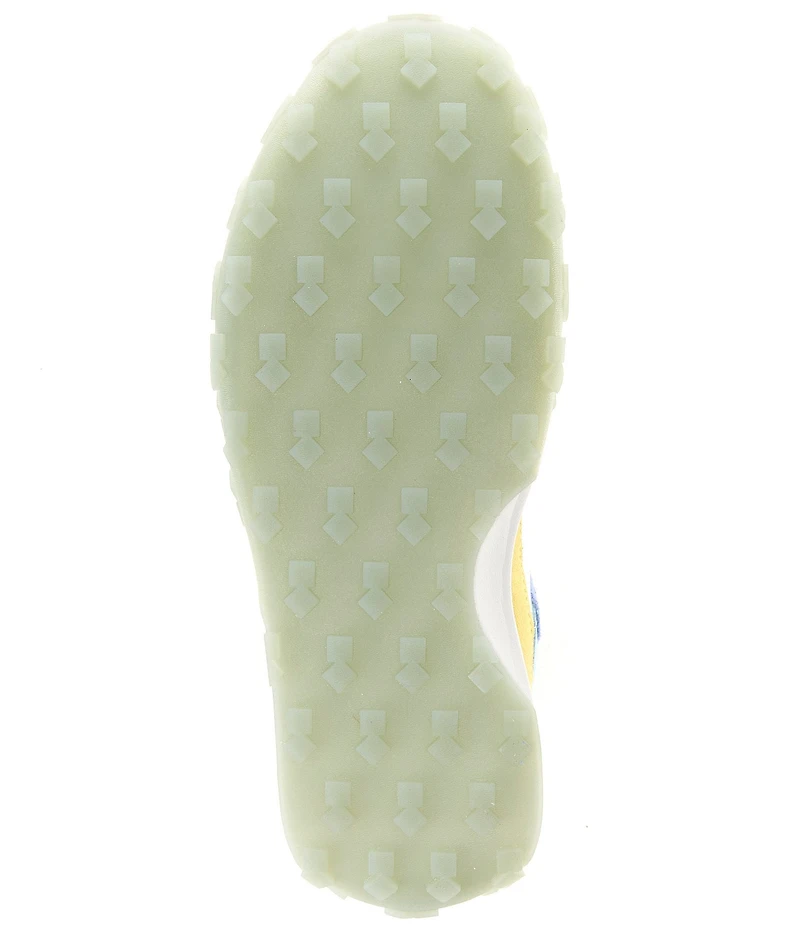 kate spade new york K As In Kate Suede and Mesh Signature Logo Sneakers