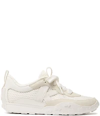 kate spade new york K As In Kate Suede and Mesh Signature Logo Sneakers