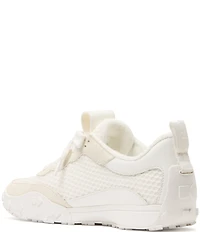 kate spade new york K As In Kate Suede and Mesh Signature Logo Sneakers