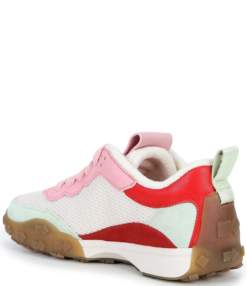 kate spade new york K As In Kate Suede and Mesh Signature Logo Sneakers